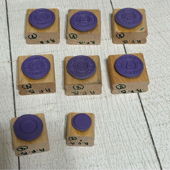 Stampin Up! 2006 Two-Step Stampin Riveting Set Of 8 Stamps - Picture 5 of 7